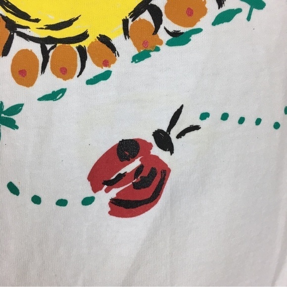 VINTAGE 90s Graphic T Shirt Gopher Sport Nature Flowers Ladybug Frog Butterfly - Picture 12 of 13